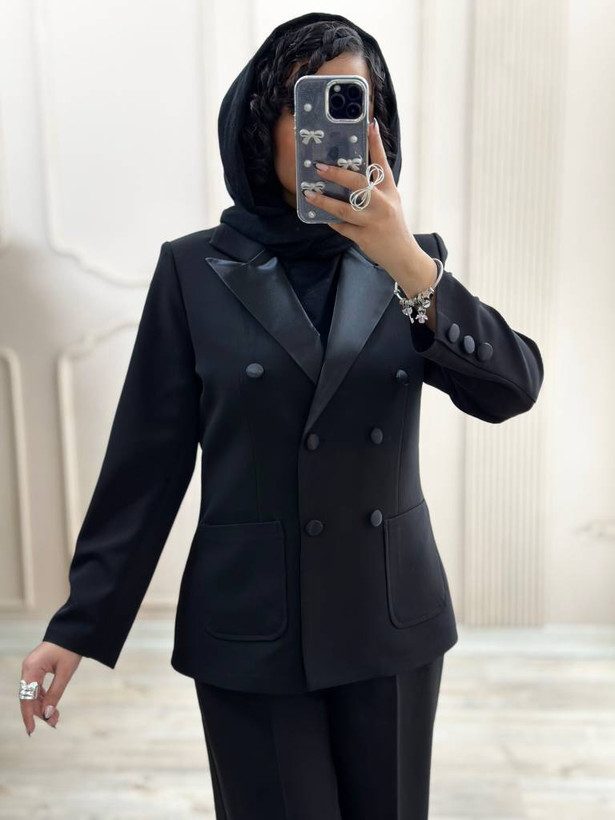 مانتو و شلوار ساتن