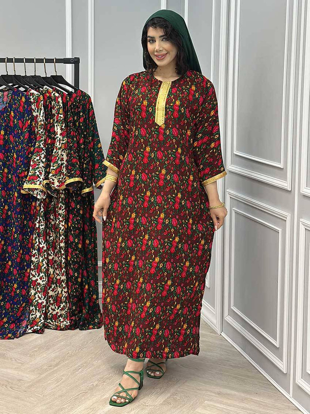 پیراهن نوار طلایی