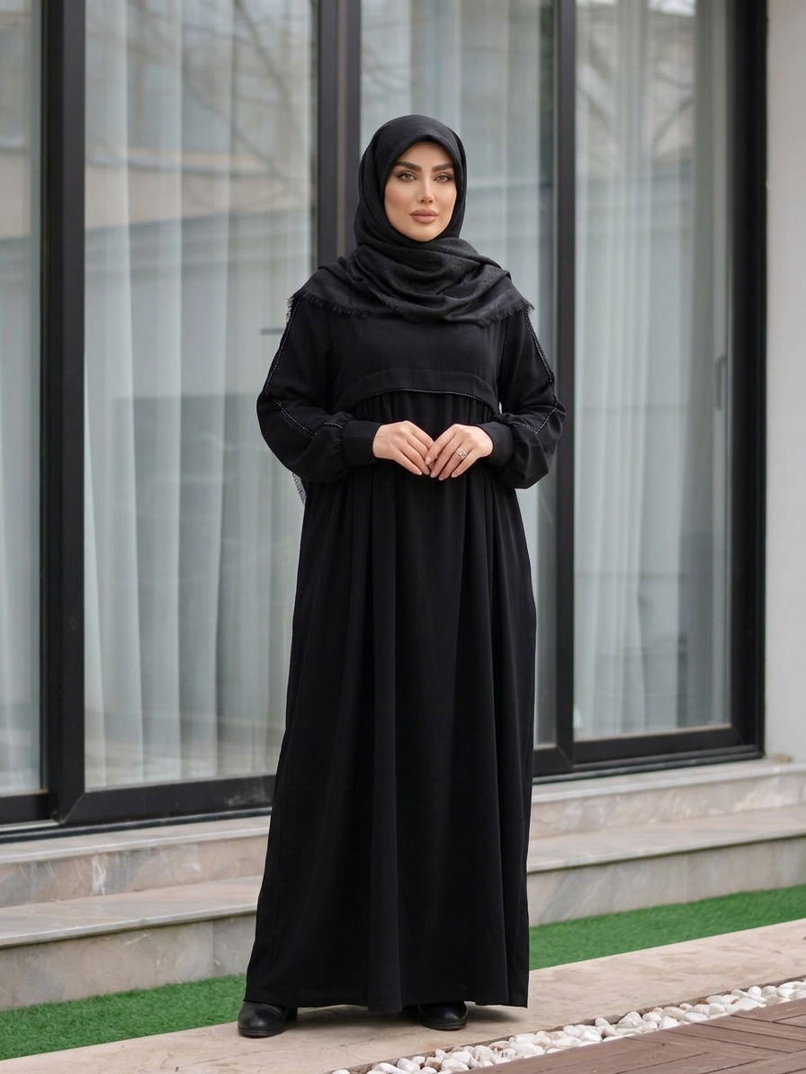 عبا جیب دارد نفیسه