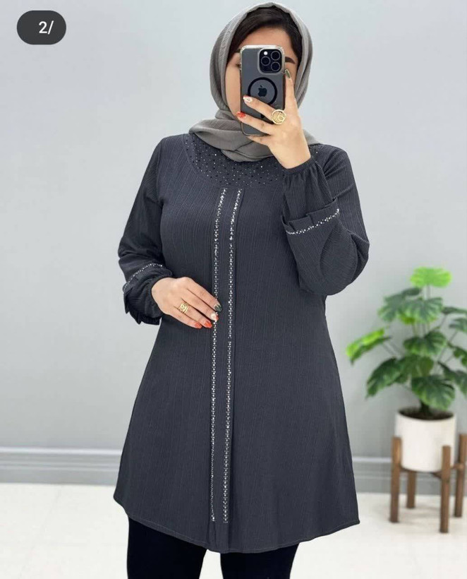 تونیک یقه پیلی